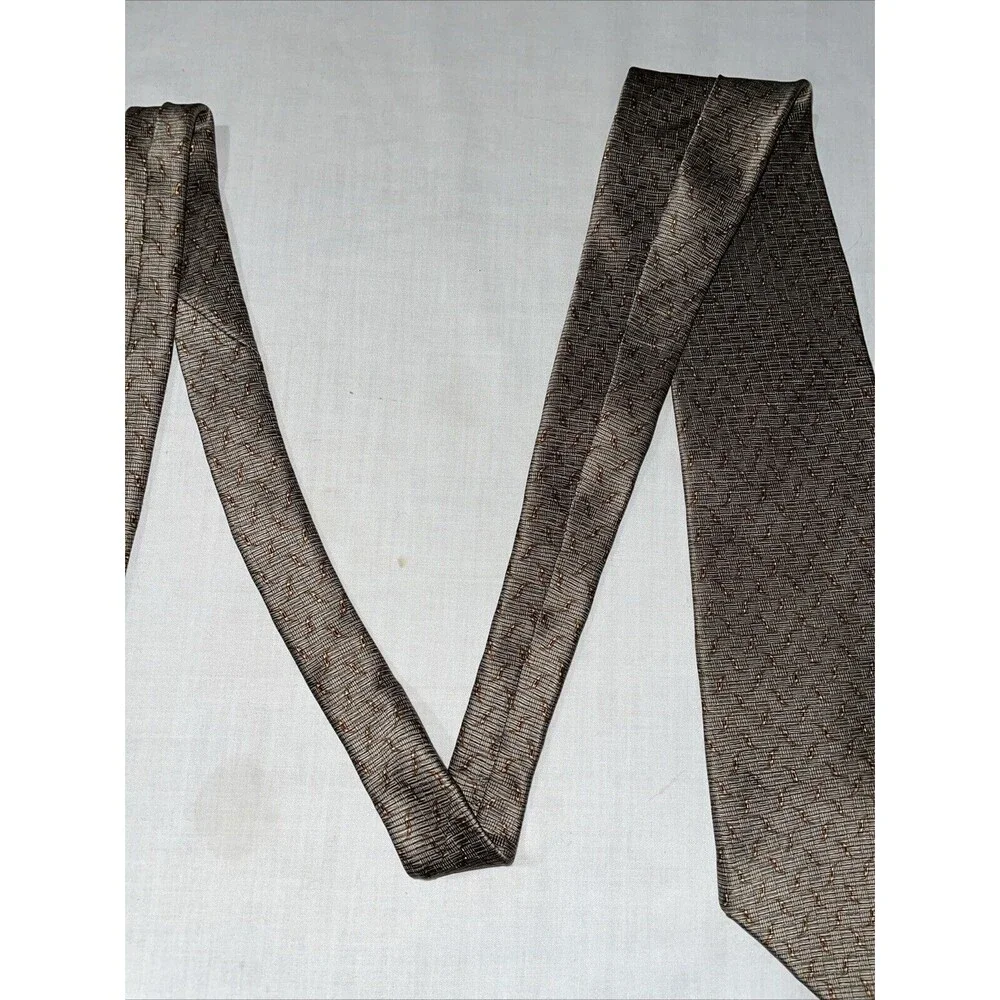Graham & Lockwood Men’s Dress Tie Size 56” Pewter Business Formal